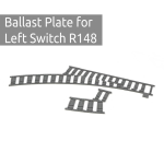 Ballast plaat voor Wissel Links R148