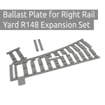 Ballast plaat voor Rangeerterrein Rechts R148 Uitbreidings set 