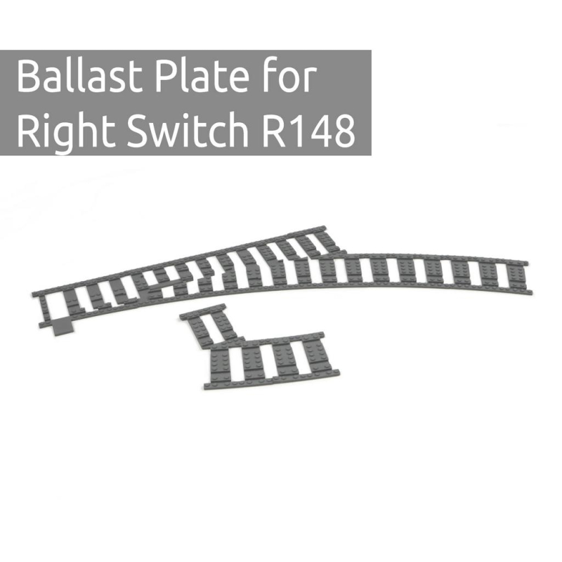 Ballast plaat voor Wissel Rechts R148