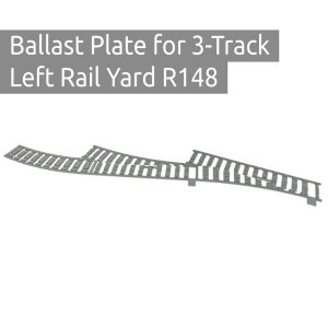 Ballast plaat voor 3 Sporig Rangeerterrein Links R148 Ballast plaat voor 3 Sporig Rangeerterrein Links R148