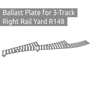 Ballast plaat voor 3 Sporig Rangeerterrein Rechts R148 Ballast plaat voor 3 Sporig Rangeerterrein Rechts R148