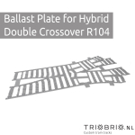 Ballast plaat voor Hybrid Double Crossover R104
