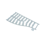 Ballast Plaat voor Wissel Links (2 noppen tussenruimte)