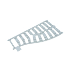 Ballast Plaat voor Wissel Rechts (2 noppen tussenruimte)