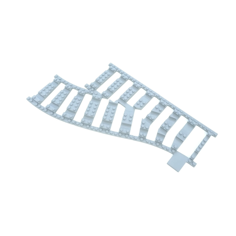 Ballast Plaat voor Wissel Links (4 noppen tussenruimte)