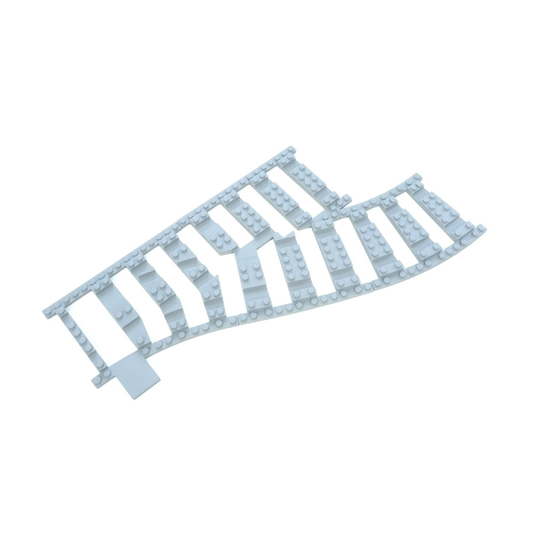 Ballast Plaat voor Wissel Rechts (4 noppen tussenruimte)