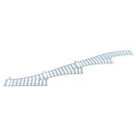 Ballast Plaat voor 4 Sporig Rangeerterrein R104 Links