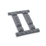 Ballast Plaat voor Bocht R72 (half)