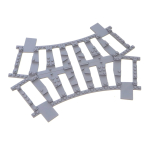 Ballast Plaat voor Engels wissel R40 (double slip switch)