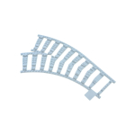 Ballast Plaat voor Wissel in bocht 90 graden Links R40
