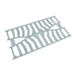Ballast Plaat voor LEGO Dubbele Kruiswissel 7996