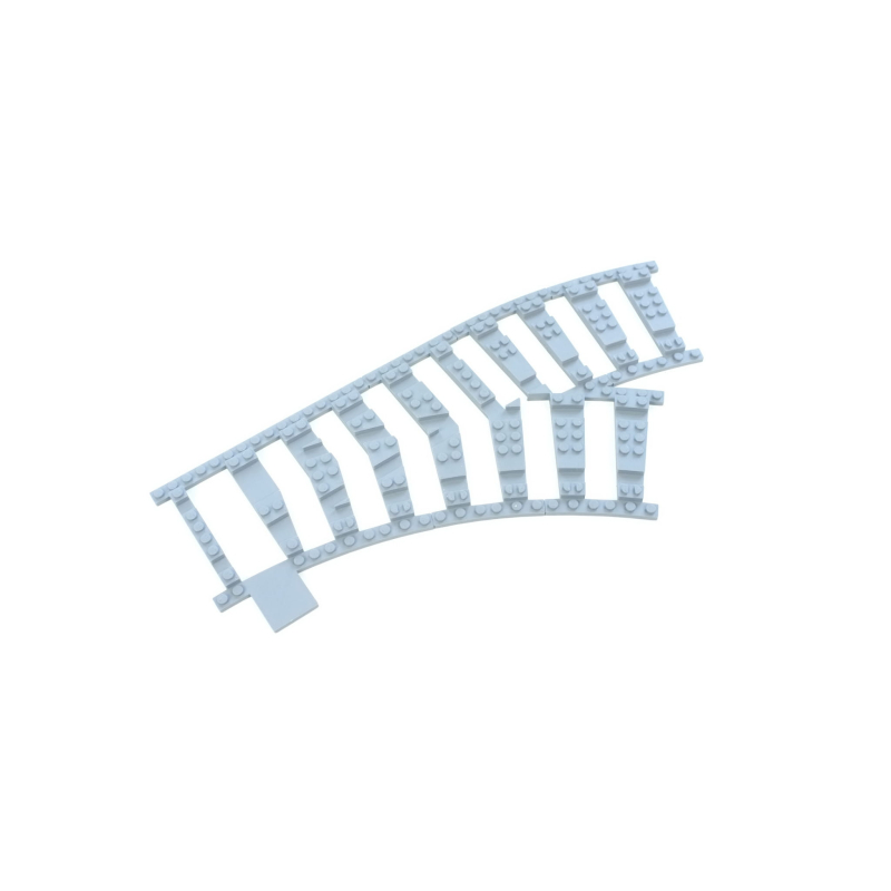 Ballast Plaat voor Wissel in bocht 45 graden Rechts R40