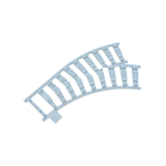 Ballast Plaat voor Wissel in bocht 90 graden Rechts R40