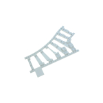 Ballast plaat voor smalspoor Wissel R36 Links