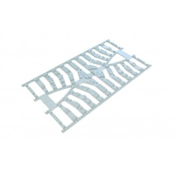 Ballast Plaat voor Dubbele Kruiswissel R40