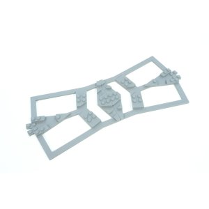 Ballast plaat voor Dubbele Engels Kruiswissel R104 Middendeel