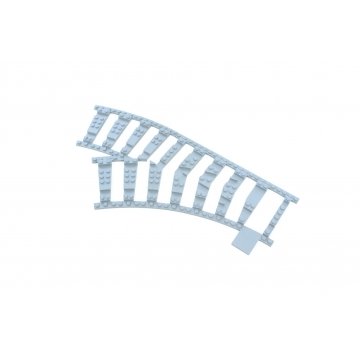 Ballast Plaat voor Wissel in bocht 45 graden Links R40