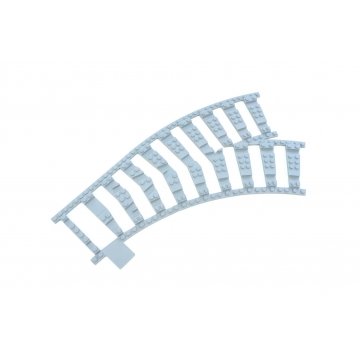 Ballast Plaat voor Wissel in bocht 90 graden Rechts R40