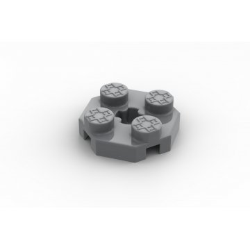 Octagonale 2x2 Plates 100 stuks