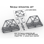 4-Span trein brug split set