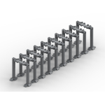 Brug 2.0 Hoogste steunpalen - 10 segmenten