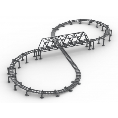 Infinity Loop met brug Infinity Loop met brug