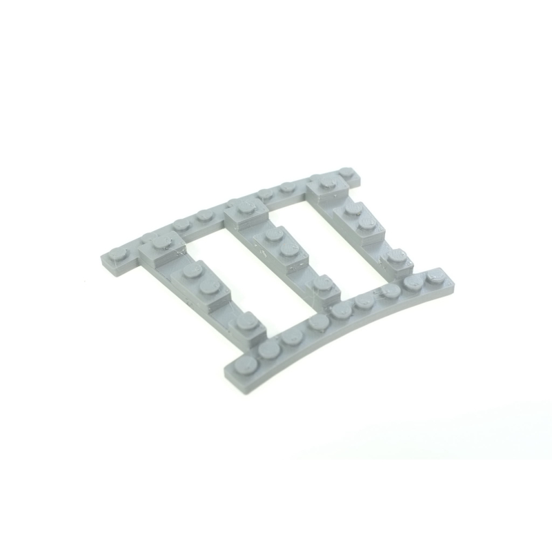 Ballast Plaat voor Smalspoor R24, 4 stuks, Kwart cirkel