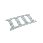 Ballast Plaat voor Smalspoor R72, 8 stuks, Kwart cirkel