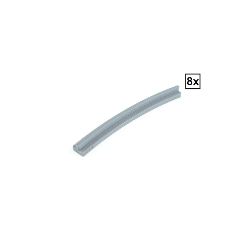 Gebogen Rails R24B Set 8x