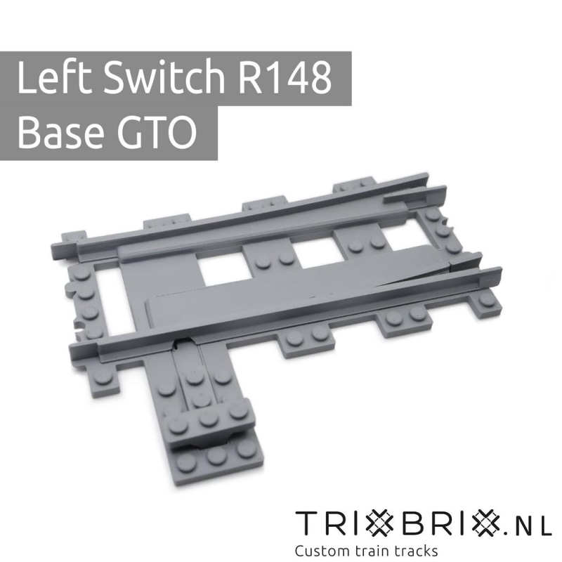 Wissel R148 Links Wisselmechanisme met schakelaar aan buitenkant