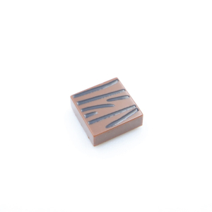 Tile Biels 1x1 Wood Grain Type 1 Reddish Brown