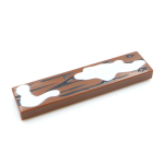 Tile Biels 1x4 Wood Grain Type 2 Reddish Brown met sneeuw type 2