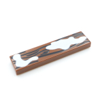 Tile Biels 1x4 Wood Grain Type 1 Reddish Brown met sneeuw type 2