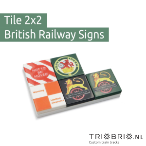 British Railway Signs - Tile 2x2
