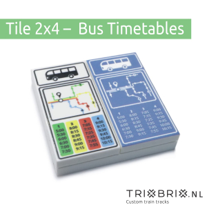 Bus Stop Timetable - Tile 2x4