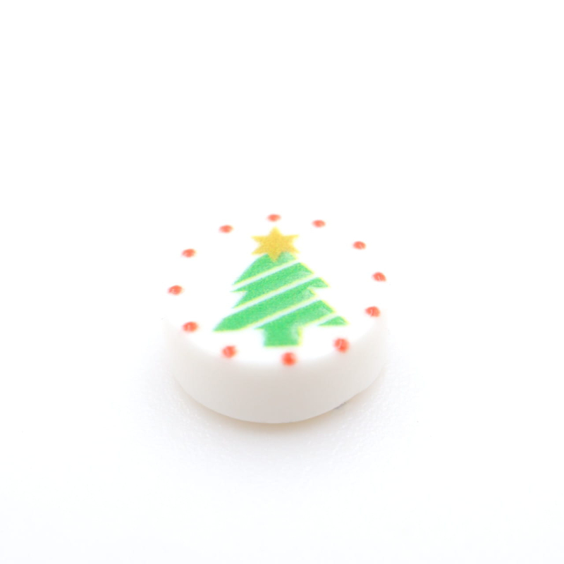 Tile Kerst Decoratie 1x1 Round Type 5