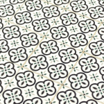 Tile Portugees 2x2 Type 3 Small Dark Green on White