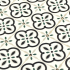 Tile Portugees 2x2 Type 3 Medium Dark Green on White