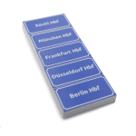 German Train Station Signs - Tile 2x4