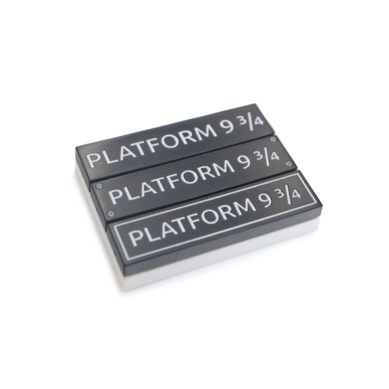 Hogwarts Express Small Signs - Tile 1x4