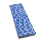 Polish Street Signs - Tile 1x4