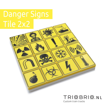 Warning Sign - Tile 2x2