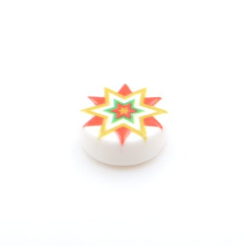 Tile Kerst Decoratie 1x1 Round Type 1