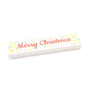 Tile Kerst Merry Christmas 1x4 White Type 2 Tile Kerst Merry Christmas 1x4 White Type 2