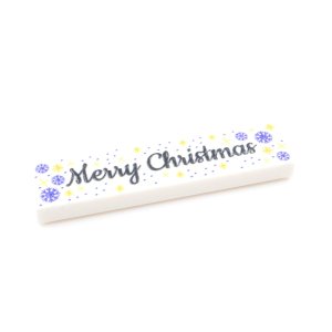 Tile Kerst Merry Christmas 1x4 White Type 1 Tile Kerst Merry Christmas 1x4 White Type 1