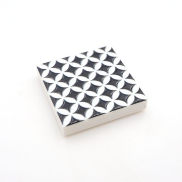 Tile Portugees 2x2 Type 12 small Black on White