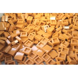 Tile 1x1 Medium Nougat Pack 200 stuks