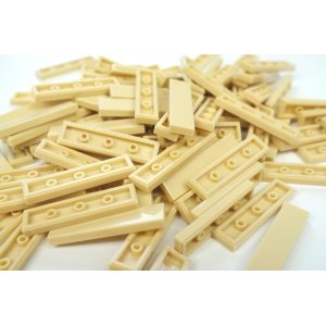 Tile 1x4 Tan Pack 100 stuks