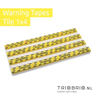 Warning Sign - Tile 1x4