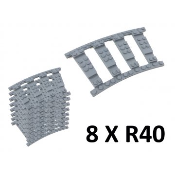 Ballast Plaat R40 Set - 8 stuks voor 8 R40 bochten